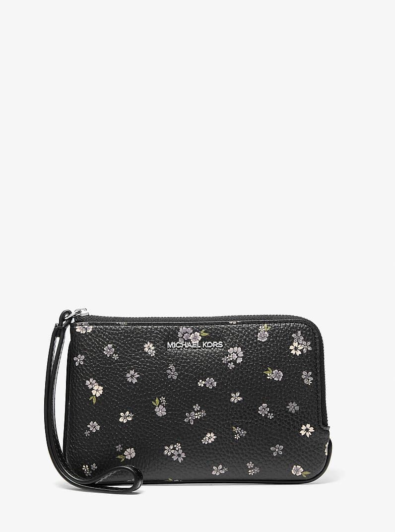 Jet Set Travel Small Floral Printed Wristlet
