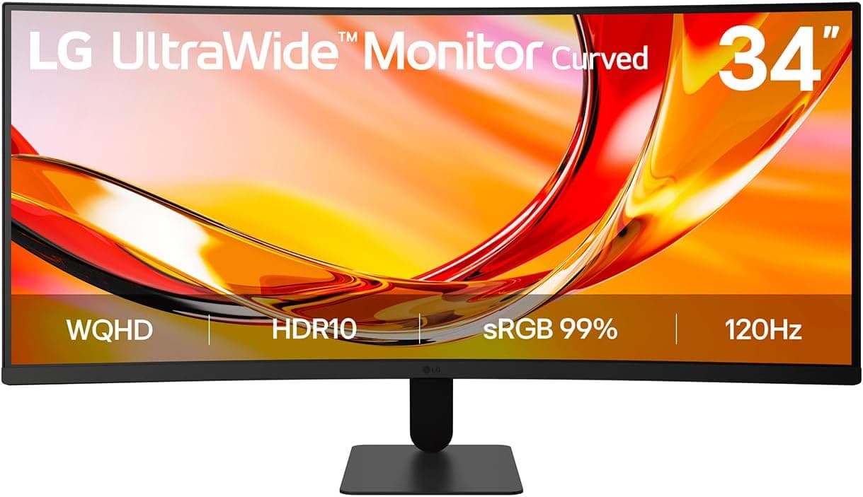 LG UltraWide 34-inch Curved QHD Monitor