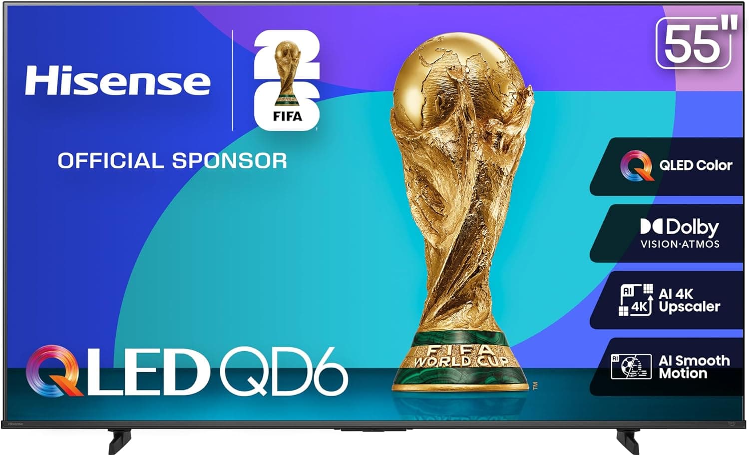 Hisense 55QD6QF 55-inch 4K QLED Fire TV