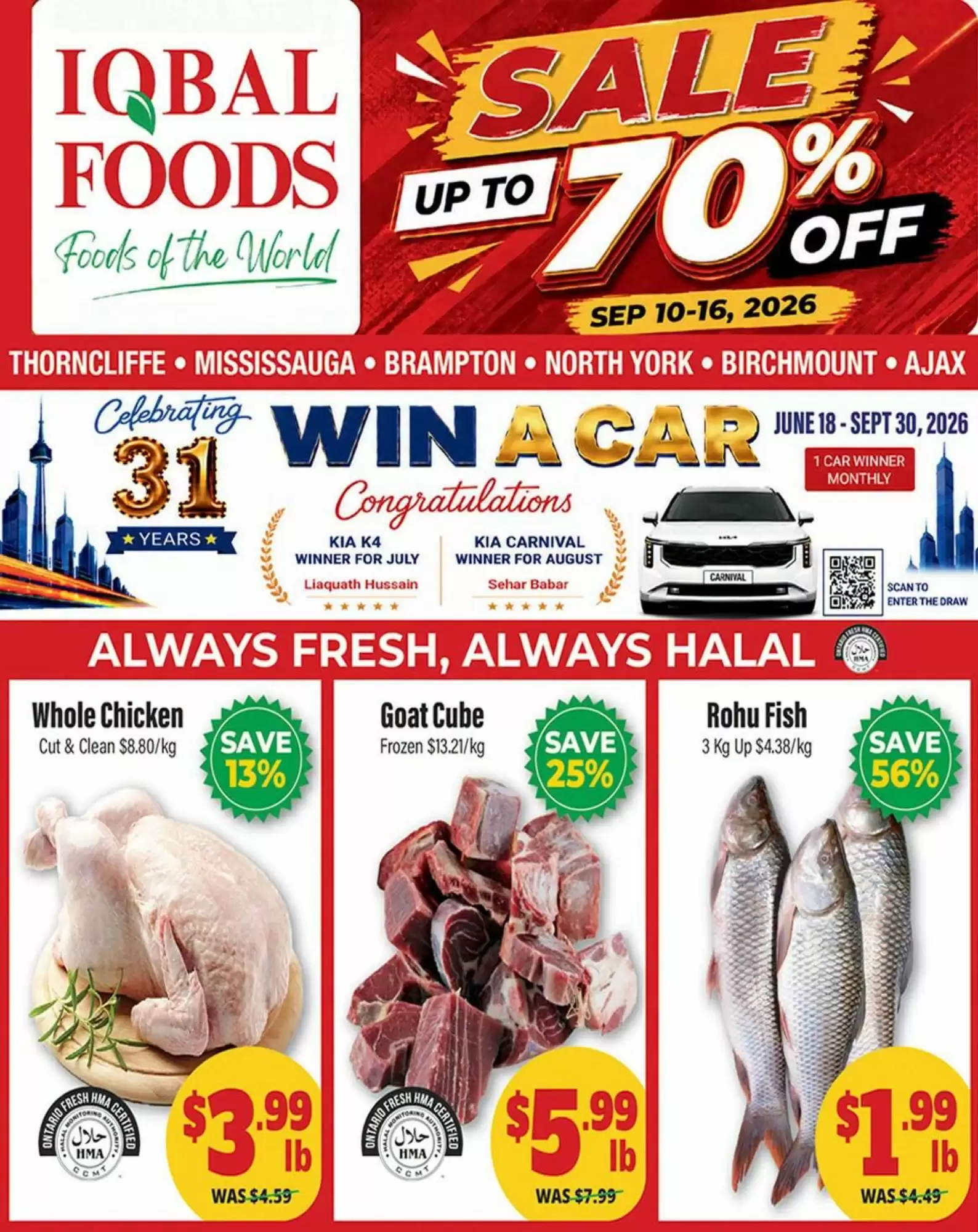 Iqbal Foods flyer - Week 37