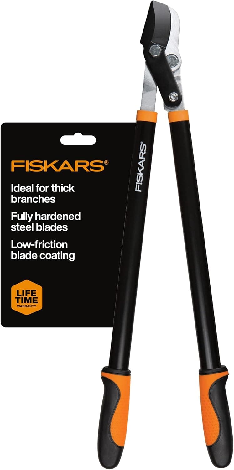 Fiskars 28" Power-Lever Garden Bypass Loppers
