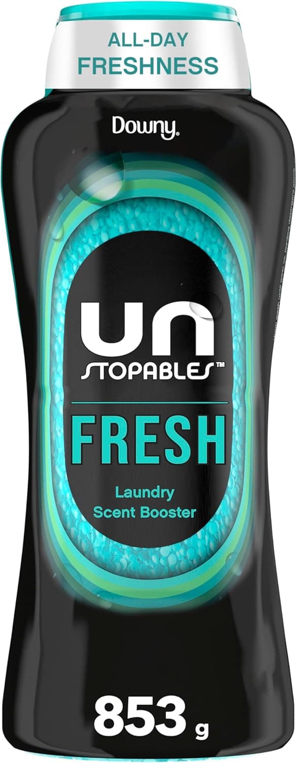 Downy Unstopables In-Wash Laundry Scent Booster Beads, Fresh, 853 g
