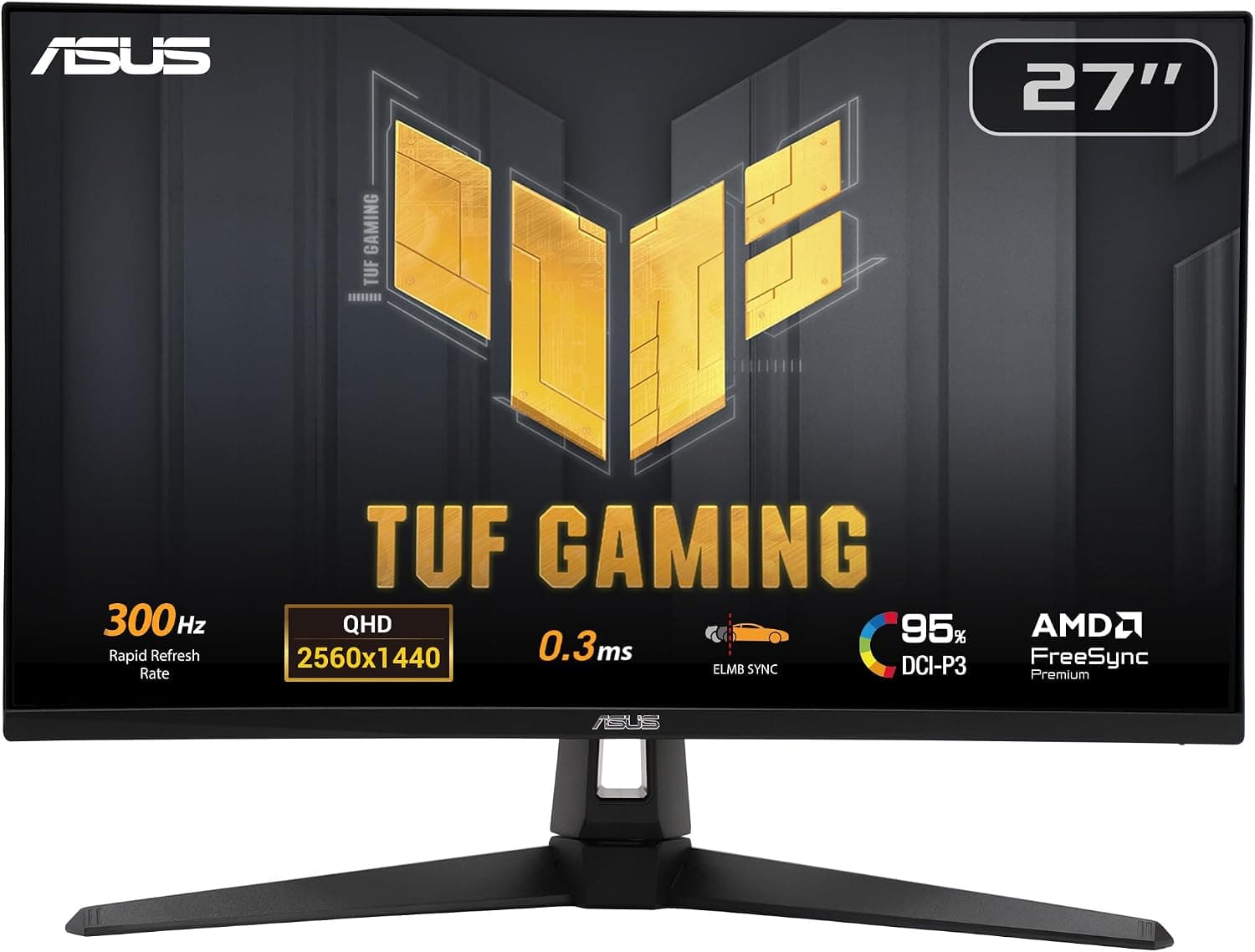 ASUS TUF Gaming VG27AQM5A 27-inch QHD 300Hz Monitor