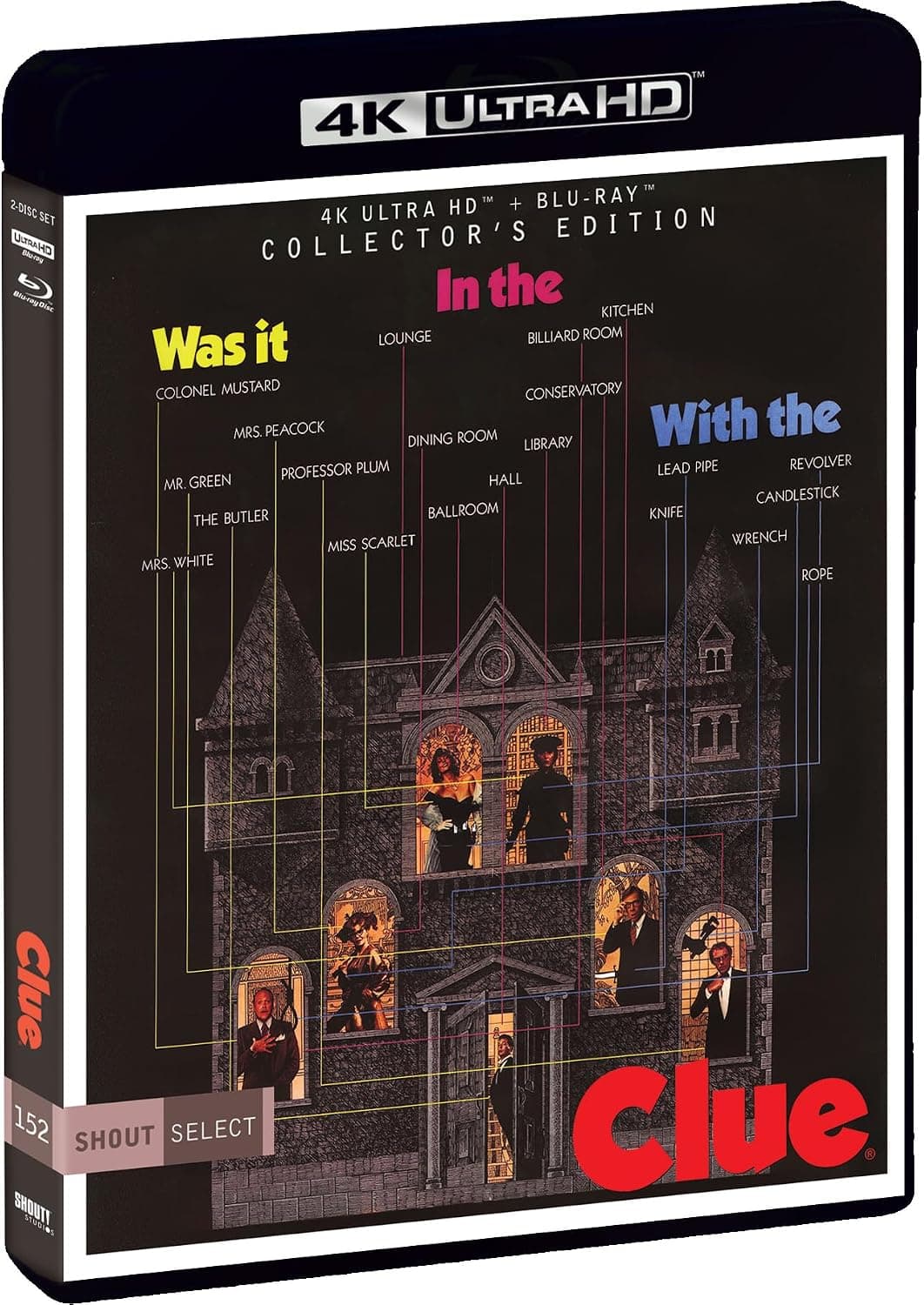 Clue (1985) Collector's Edition 4K Ultra HD + Blu-ray