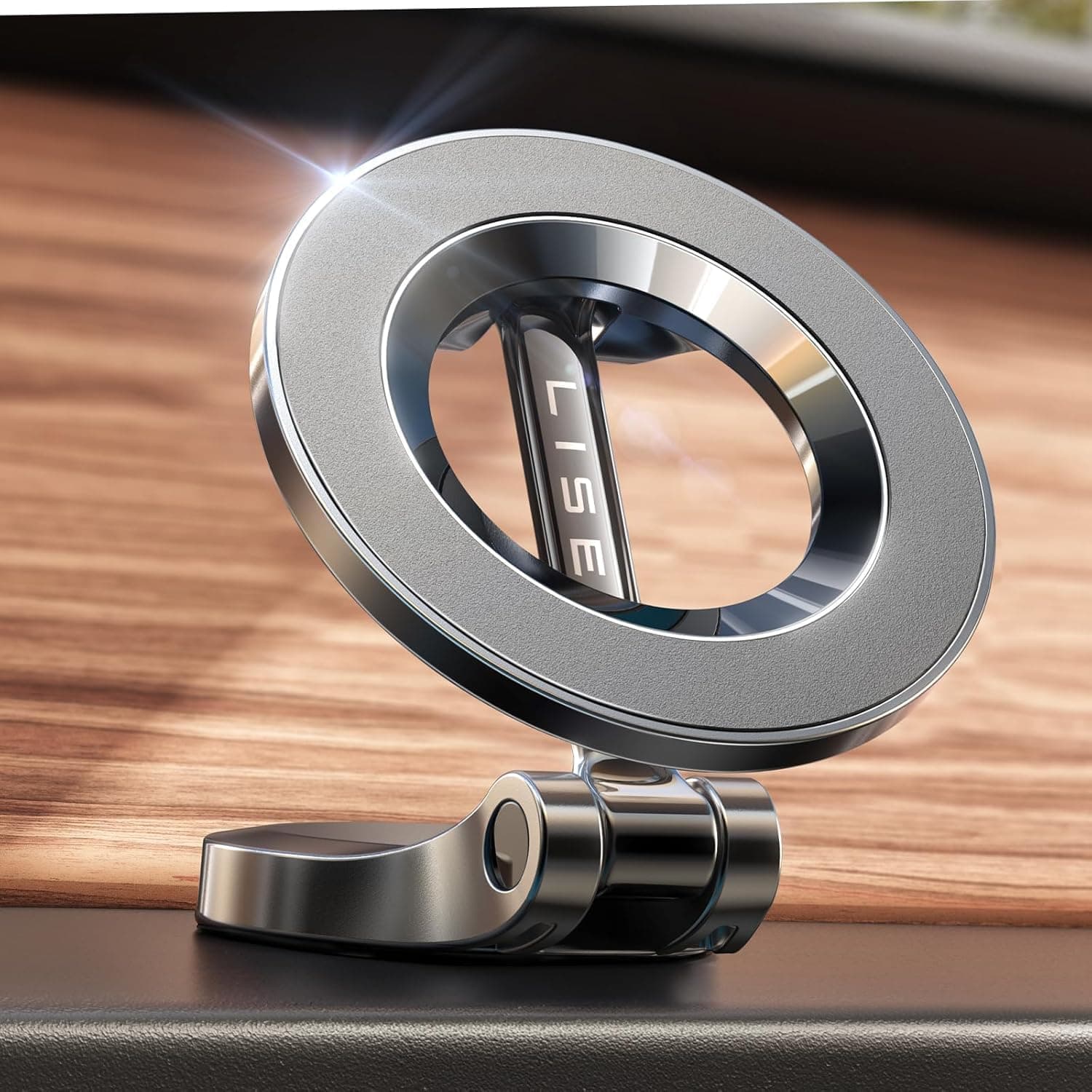 LISEN MagSafe Car Mount with 24 Strong Magnets
