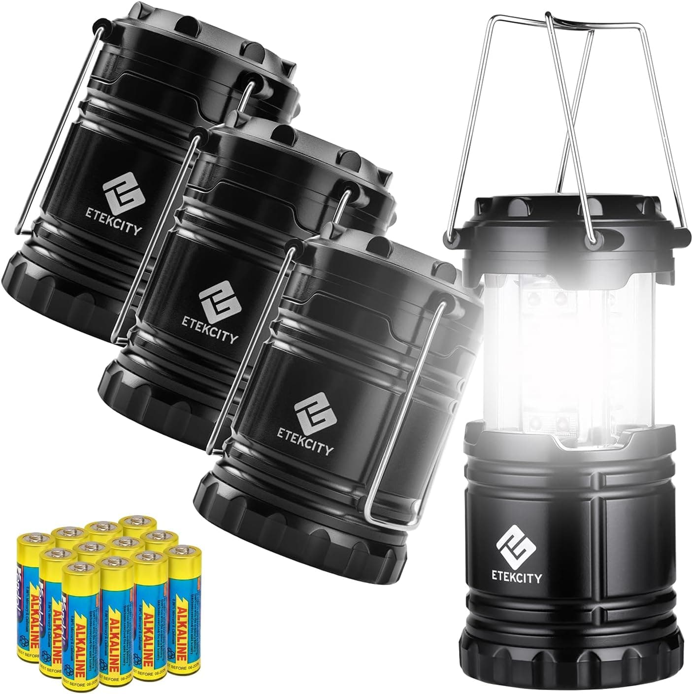 Etekcity LED Camping Lantern, 4 Pack