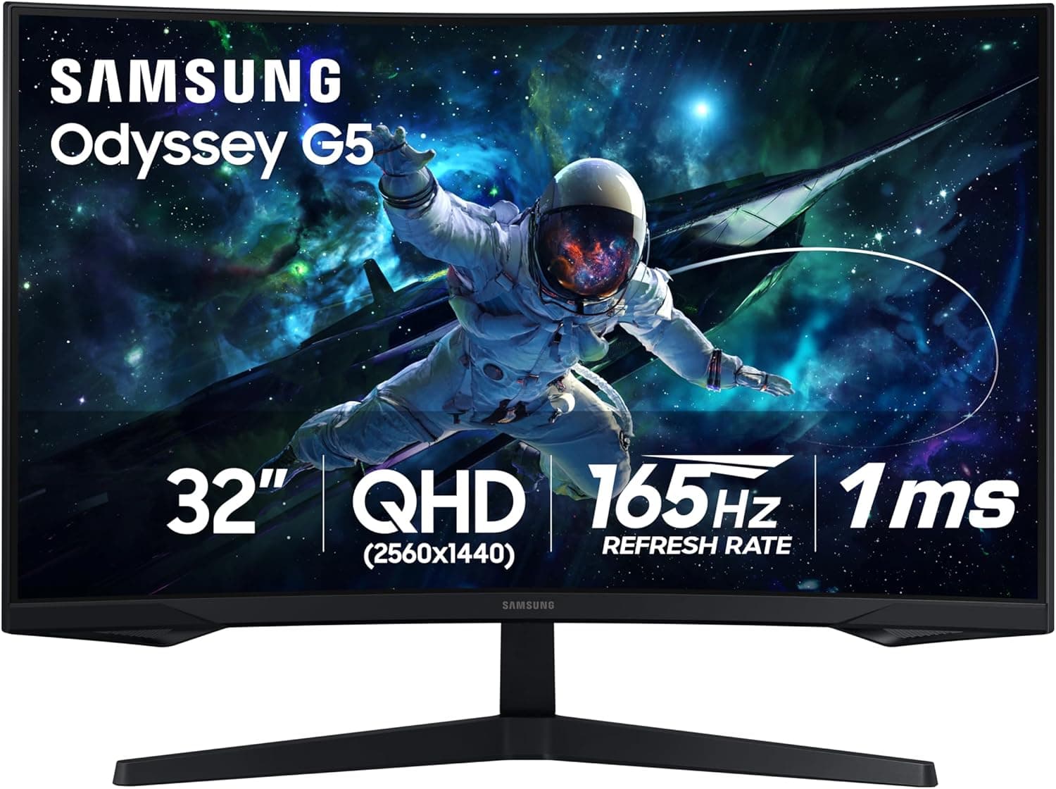 Samsung Odyssey 32-inch Curved QHD Gaming Monitor