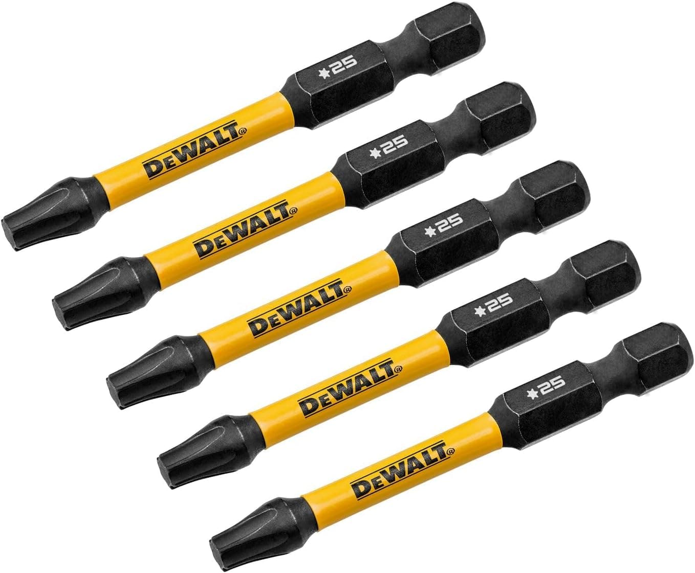 DEWALT DWA2TX25IR5 2" Phillips T25 Impact Ready Power Bit (5 Pack)
