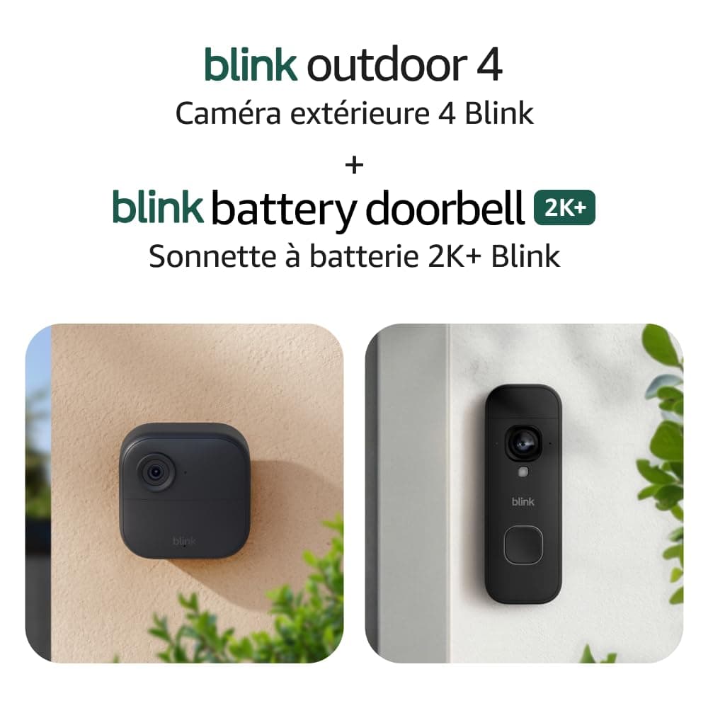 Blink Outdoor 4 Wireless Smart Security Camera System (3 Cameras)