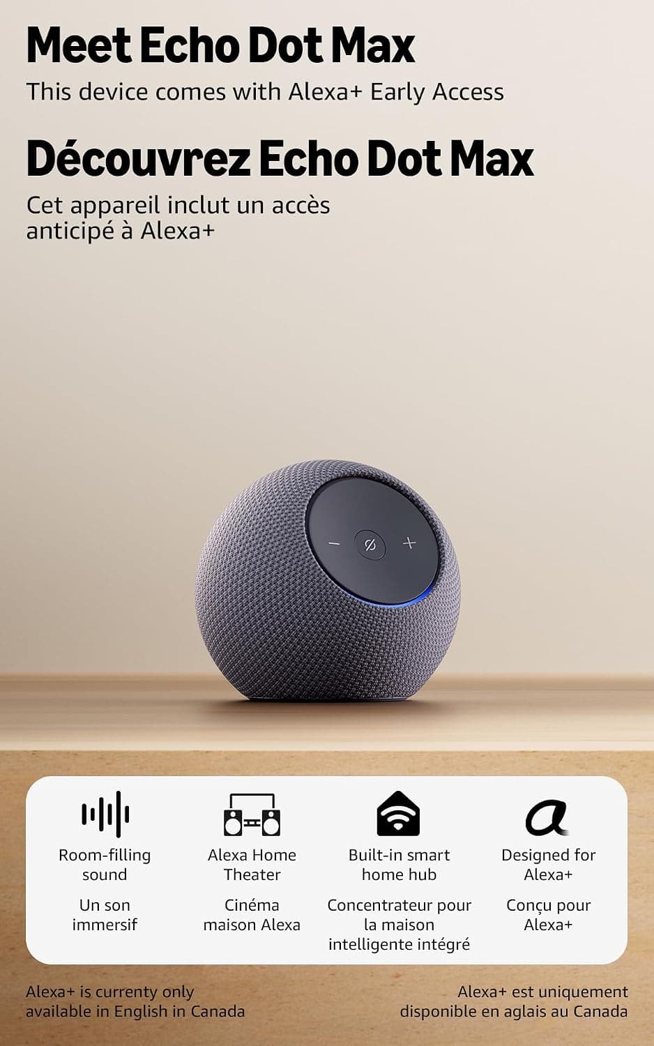 Amazon Echo Dot Max (newest model)