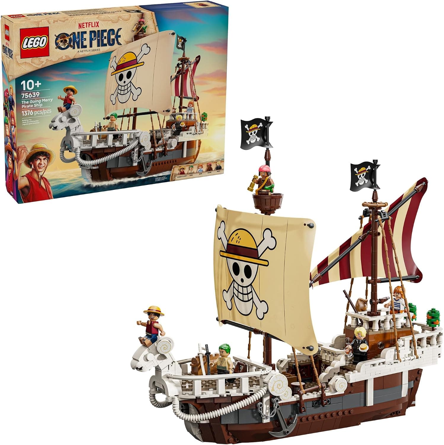 LEGO ONE Piece The Going Merry Pirate Ship Building Set 75639