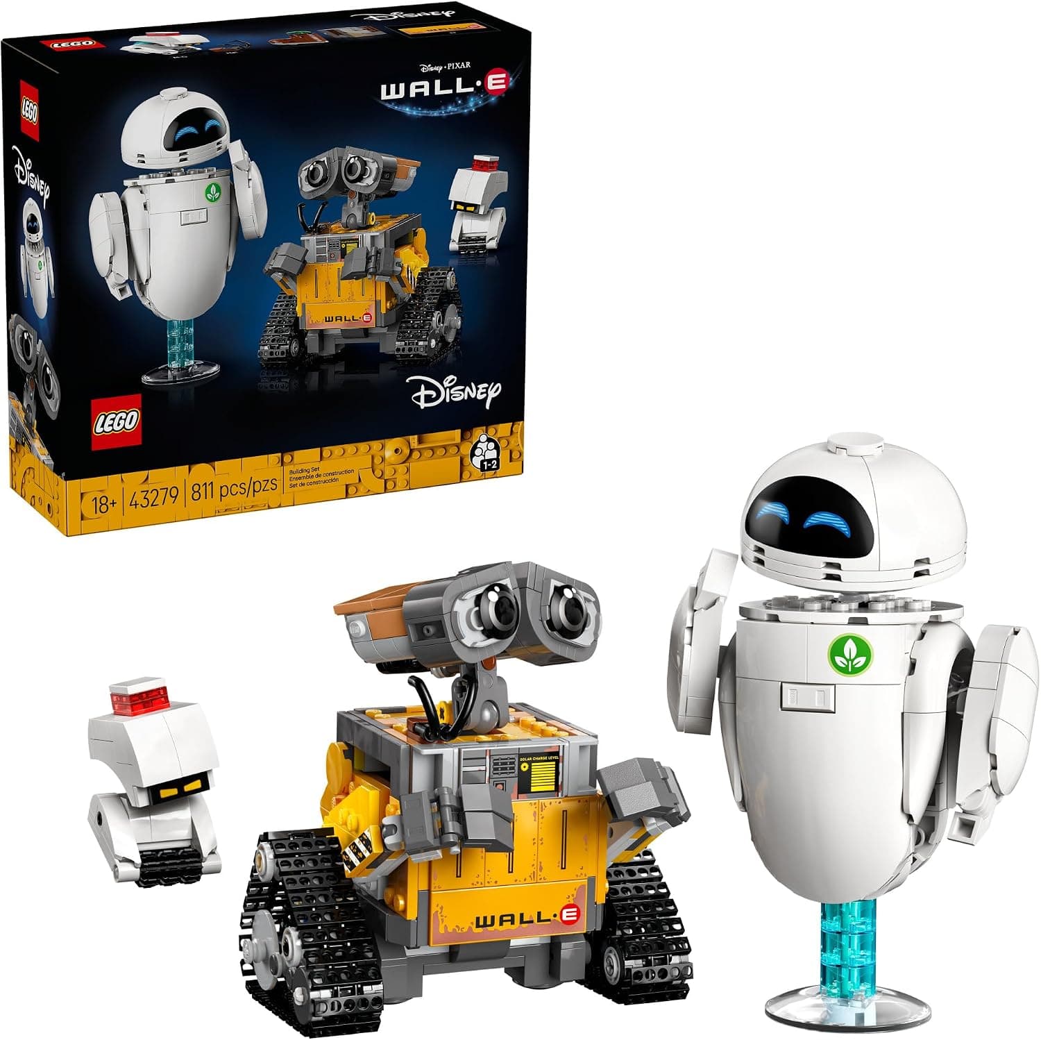 LEGO Disney & Pixar WALL-E & EVE Building Set (43279)