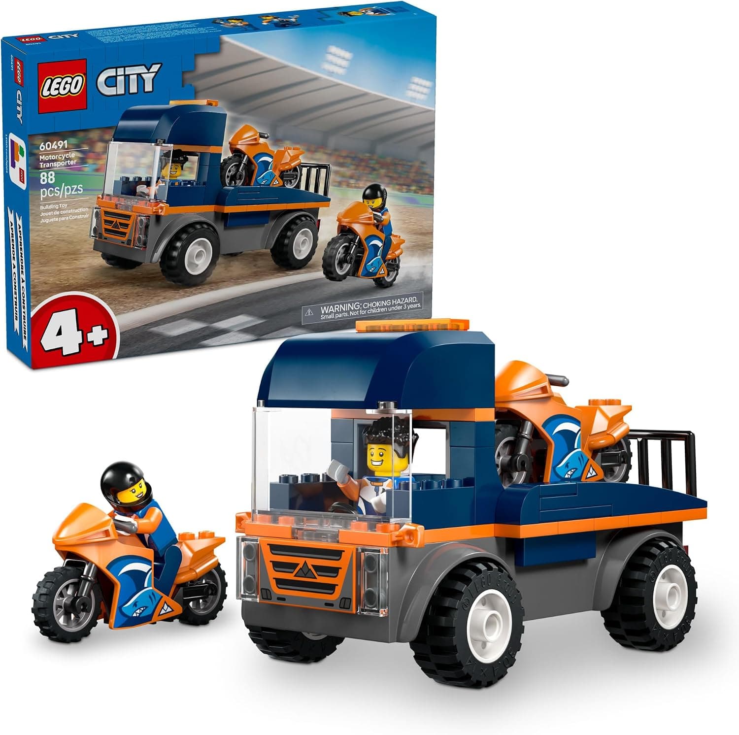 LEGO City Motorcycle Transporter 60491