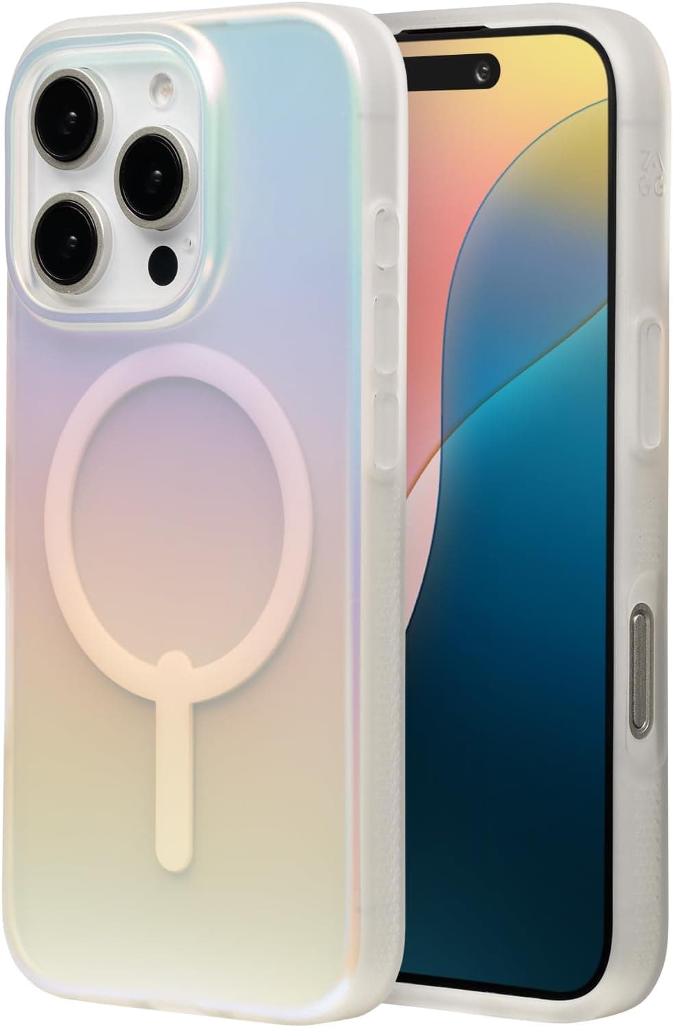 ZAGG Milan Snap Case for iPhone 16 Pro – Matte Iridescent